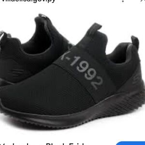 Skechers Mens Bounder-Wolfston Walking Sport Slip On Sneakers Shoe Size 15 Black